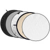 Godox reflectieschermen 5-in-1 Soft Gold, Silver, Black, White, Translucent - 60cm