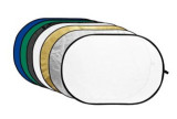 Godox reflectieschermen 7-in-1 Gold, Silver, Black, White, Translucent, Blue, Green - 120x180cm