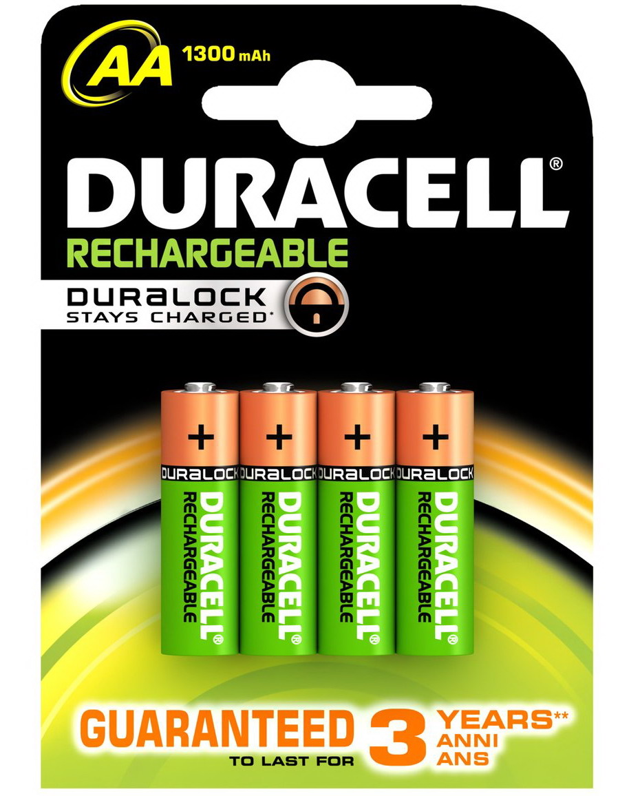 Er is behoefte aan kleinhandel Nucleair 4 x AA Duracell oplaadbare batterijen - Stays Charged | Saake-shop.be