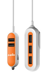 Jupio 5 poorts USB autolader - 5 x 2,4A