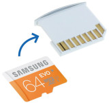 MicroSD Adapter + 64GB Samsung geheugen voor MacBook Air 13