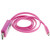 MicroUSB kabel met roze lichtgevend looplicht