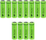 8 plus 4 Gratis GP Recyko+ AA oplaadbare batterijen - 2600mAh inclusief 3 gratis AA/AAA beschermdoosjes