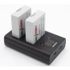 ChiliPower LP-E8 Canon USB Duo Kit - Camera accu set