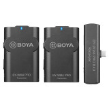 Boya 2.4 GHz Duo Lavalier Microfoon Draadloos BY-WM4 Pro-K6 voor Android