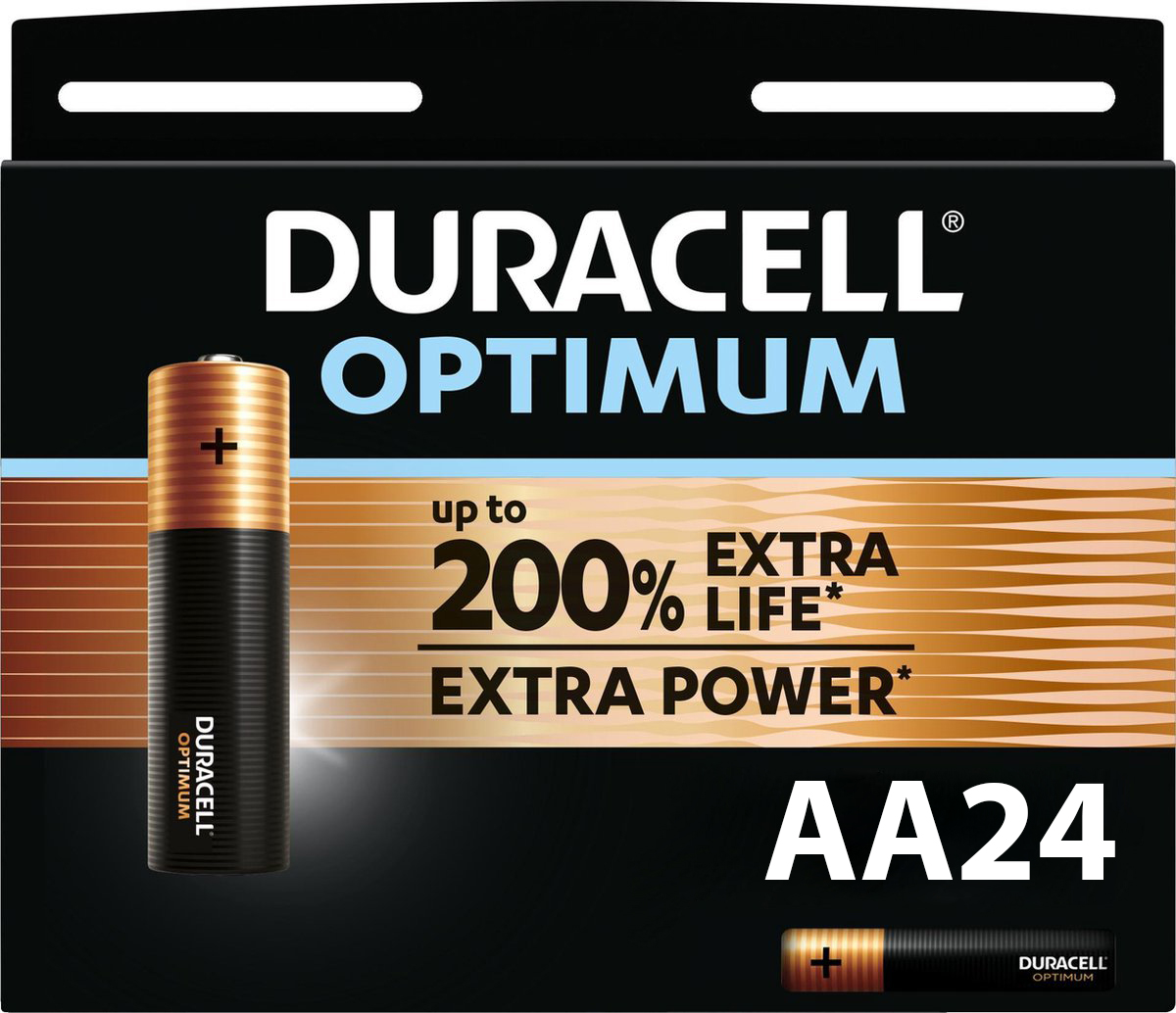 Duracell Optimum AA batterijen - 24 stuks | Saake-shop.be