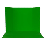 StudioKing Panoramische Achtergrond Green Screen FSF-240400PT 240x400cm