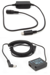 Dummy accu USB-C adapterset DMW-DCC11 accutype Panasonic DMW-BLE9 en DMW-BLG10