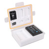 Bewaarbox voor camera accu's en geheugenkaarten - voor o.a. Canon LP-E8, Nikon EN-EL14 en Panasonic DMW-BLC12