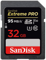 Sandisk SDHC geheugenkaart - 32GB - ExtremePro - U3